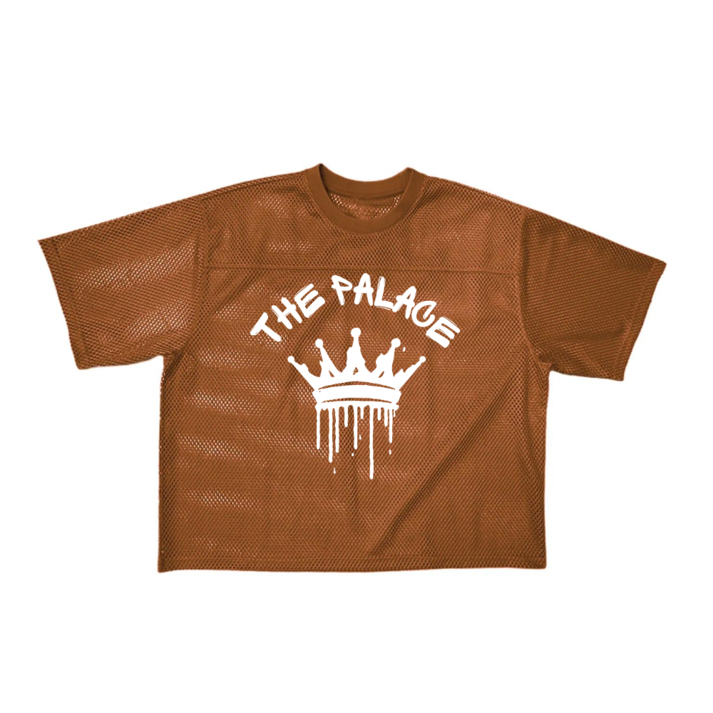 THE PALACE Vintage Jersey - Brown/White